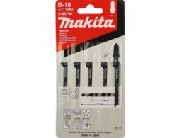 Пилки для лобзика MAKITA "В-18" (44 мм, дерево ,пластик) крив.рез.5 шт